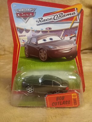 Disney Pixar Cars Race O Rama Bob Cutlass #42 World Of Cars Mattel