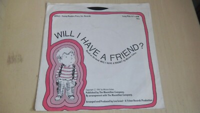 Young Readers Press Records WILL I HAVE A FRIEND? 33rpm 7'' Record 1967
