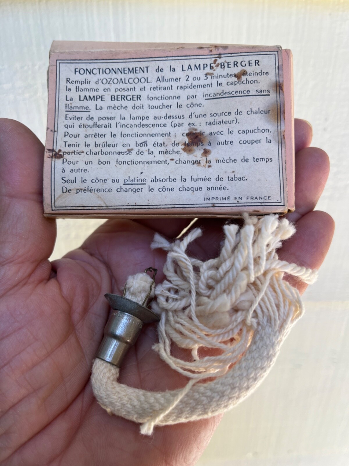 Le Bruleur De La Lampe Berger Wick NOS eBay