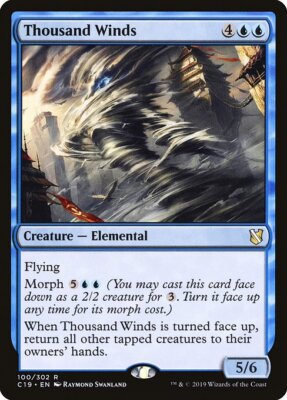 Thousand Winds MTG Commander 2019 Rare NM x1 - Magic Card