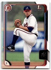 2015 BOWMAN DRAFT PICKS & PROSPECTS MATT WITHROW ATLANTA BRAVES #36