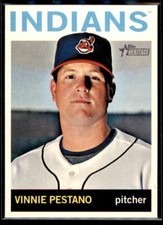 2013 Topps Heritage  Vinnie Pestano  #361 Cleveland Indians