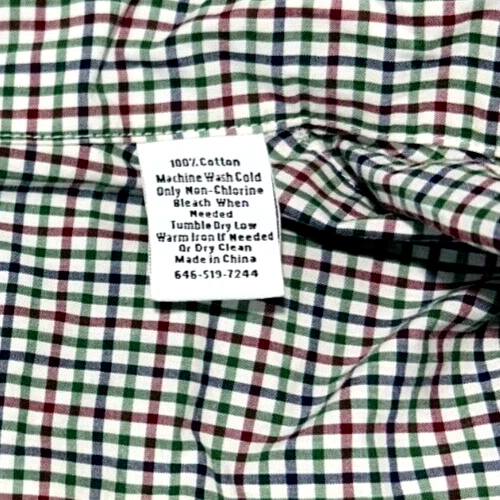 Повседневная рубашка с длинным рукавом на пуговицах Jack Spade взрослый мужской размер средний - Изображение 4 из 4