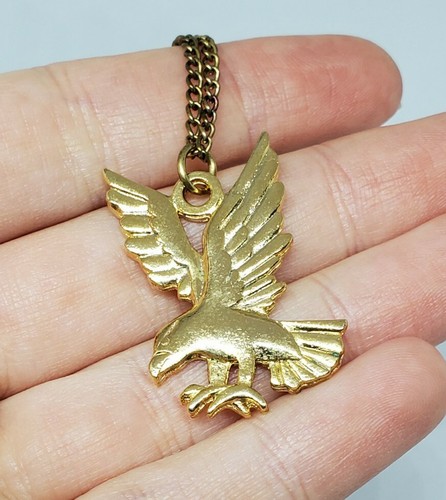 Vintage 14k Gold Electroplated Eagle 