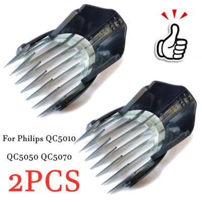 2stk 3-21MM Haarschneider Kammaufsatz Clipper Für Philips QC5010 QC5050 QC5070