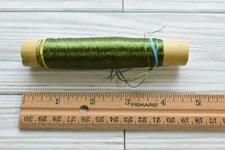 Gorgeous Moroccan Bulk  DARK OLIVE  Silk Floss Spool (50+ Yards) Fly Tying