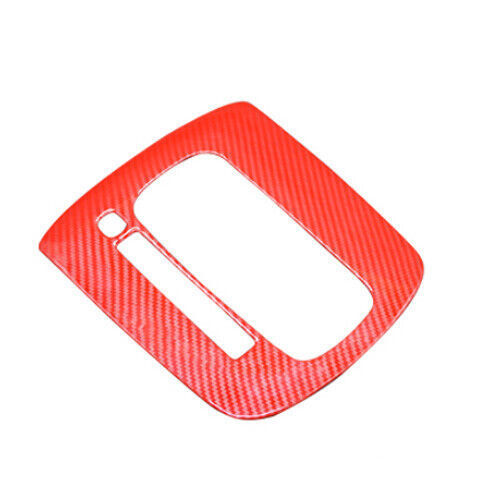 Car Middle Console Gear Shift Panel Trim Fit For Kia K3 2017-18 Red Carbon Fiber - Picture 3 of 8