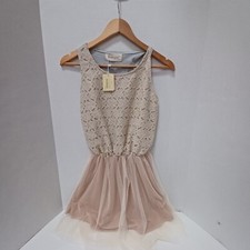 NWT RingRing Ta Lace Knee Length Dress Korean Size F