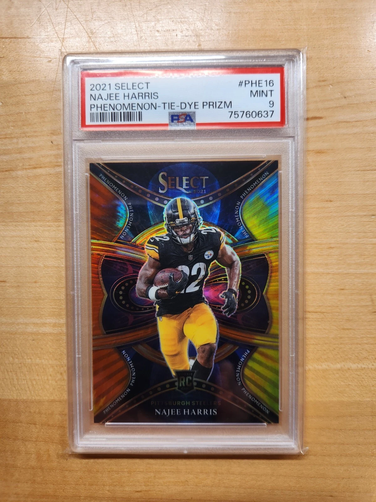 Najee Harris Panini Select Phenomenon #PHE16 Tie-Dye