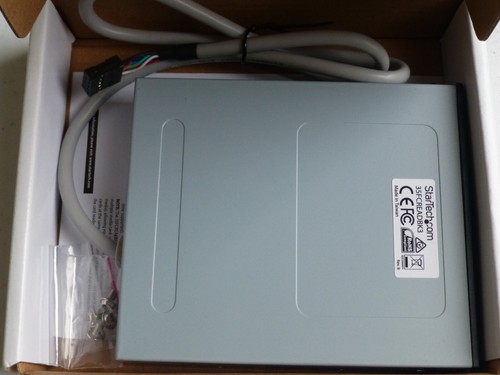 StarTech 3.5in Front Bay USB 2.0 Internal Memory Card Reader 35FCREADBK3 - Picture 10 of 10