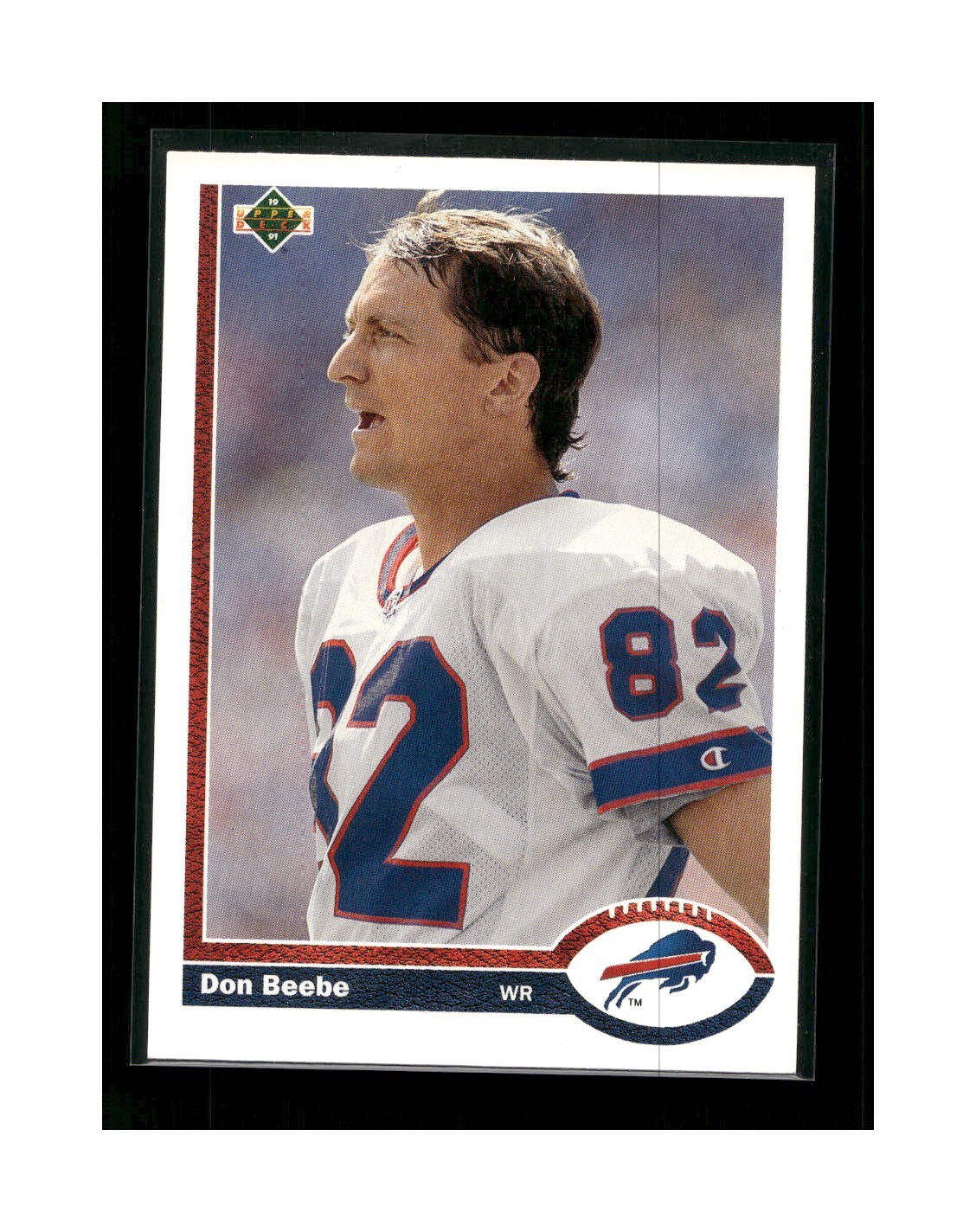 1991 Upper Deck Football Card #566 Don Beebe