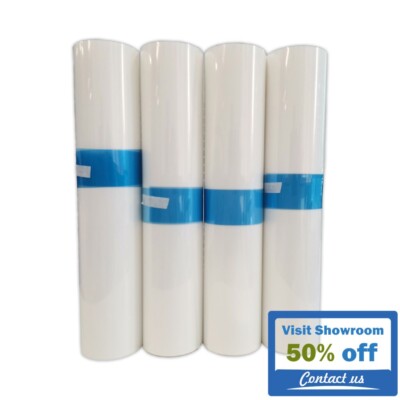 4 Rolls 24'' x 100' Waterproof Inkjet Transparency Milk Film for Screen Printing
