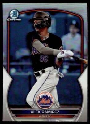2023 Bowman Draft Chrome Refractors Alex Ramirez #BDC-17 JW1