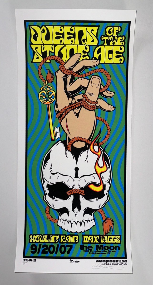 Queens Of The Stone Age Poster Tallahassee FL 2007 Official