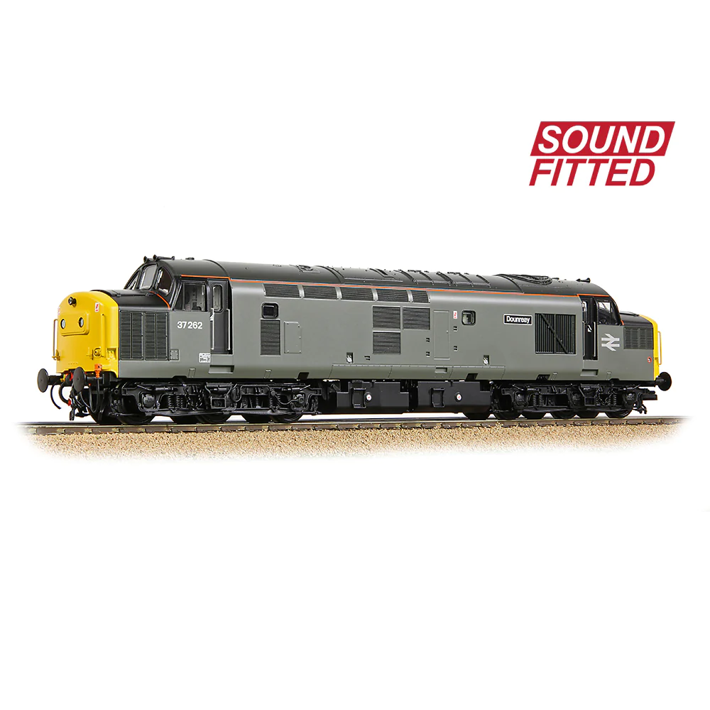 Bachmann 35-311SF OO Gauge Class 37 37262 Dounreay BR Eng Grey DCC SOUND
