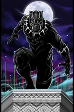 BLACK PANTHER / T'CHALLA Print HAND SIGNED by Artist Damon Bowie w COA