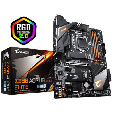 Gigabyte Z390 AORUS Elite Motherboard ATX for Intel i3 i5 i7 i9 LGA1151 DDR4