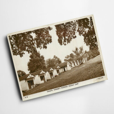 A4 PRINT Vintage Isle Of Wight Chalets Warner s Puckpool Holiday a4-print-vintage-isle-of-wight-chalets-warner-s-puckpool-holiday