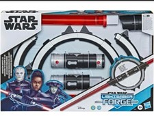 STAR WARS DOUBLE BLADED ELECTRONIC LIGHTSABER FORGE INQUISITOR MASTERWORKS SET