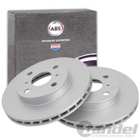 2X A.B.S. Bremsscheiben 238Mm Vorne Passend FüR Toyota Carina