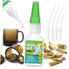 20g Clear Super Glue for Glass Repair Quick Fix 20 Grams  1 Pack Glass Glue