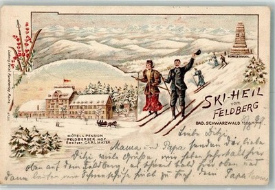 13569800 - 7828 Feldberg Ski Heil Ski Shore Bismarck Monument Hotel Feldberger