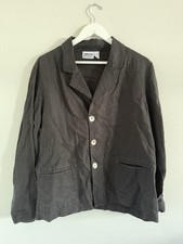 VTG 90s Y2K Chico's Design Linen Lightweight Jacket Size 2