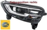 Hella 1EL011770-861 Hauptscheinwerfer Rechts Scheinwerfer FüR Renault