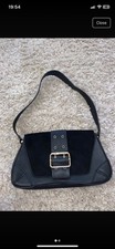 Black Leather Shoulder Bag