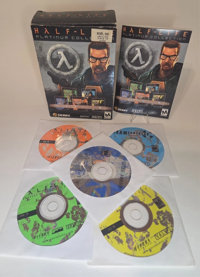 Half-Life Platinum Collection PC Big Box con 5 juegos y manual Foto 2 de 4