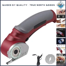 Cordless Electric Scissors, 4V Rechargeable Box Cutter & Cardboard Cutter with T