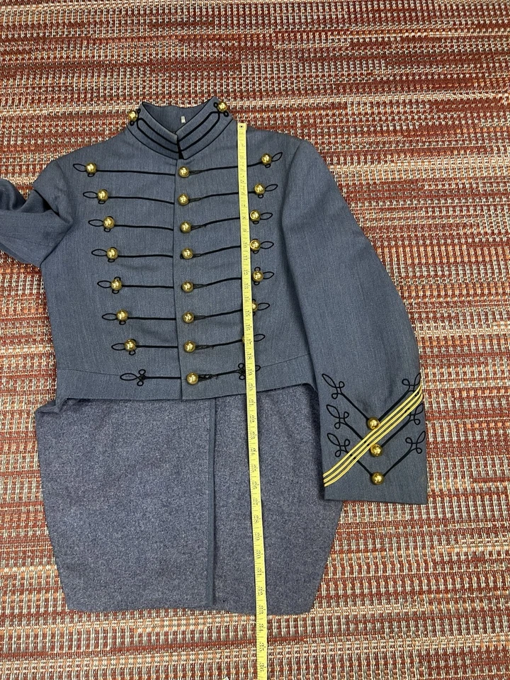 Vintage West Point Cadet Dress Jacket Military Uniform Wool Coat Tails - Image 4 of 4