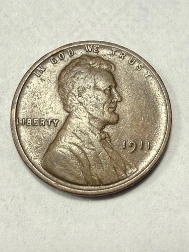 * 1911 LINCOLN CENT- VF+  (UPGRADE THAT SPOT IN YOUR SET) PRICED TO SELL🔥*