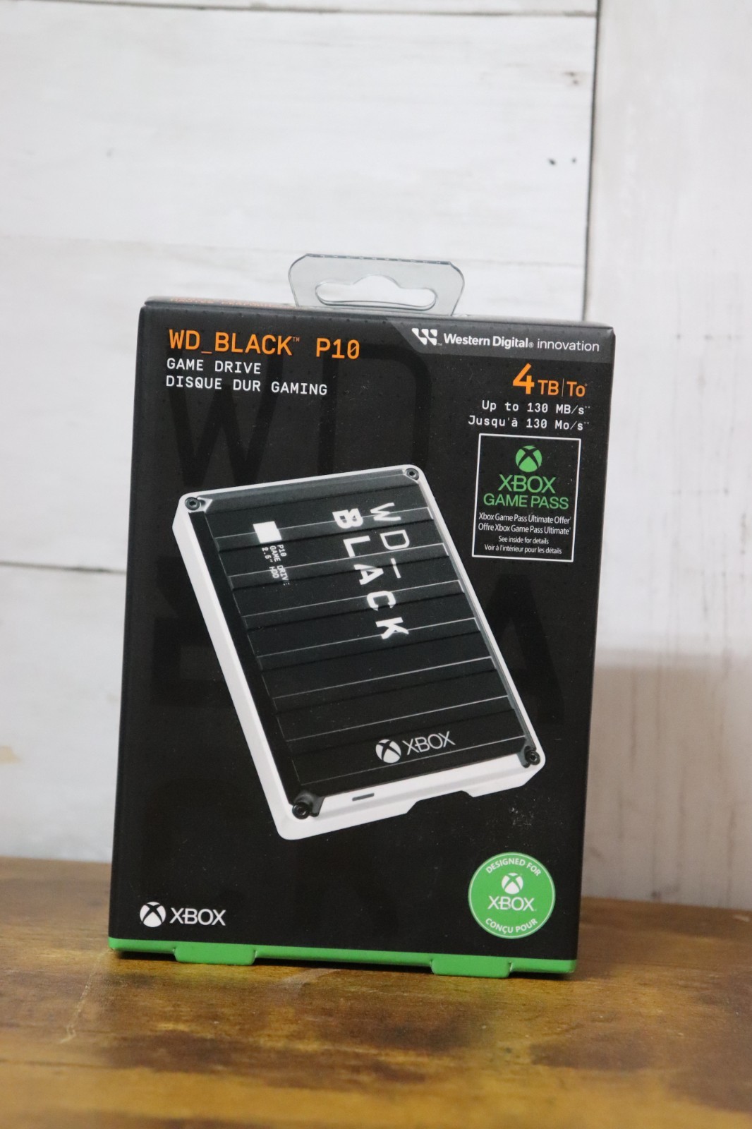 Western Digital BLACK P10 Game Drive for Xbox 4TB External U