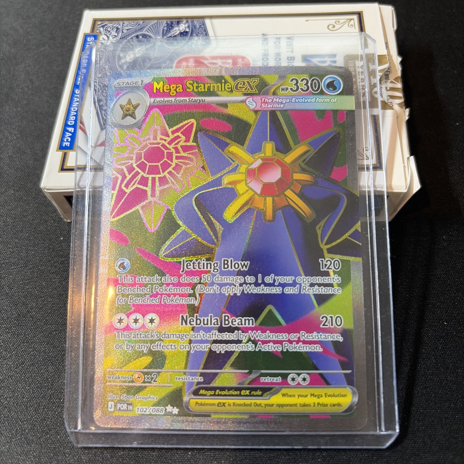 Pokémon TCG Mega Starmie ex 102/88 Perfect Order Ultra Rare - NM
