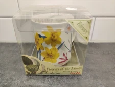 Spode Flowers of the Month FEBRUARY Mug & Coaster Set 2007 