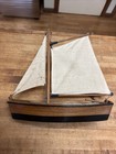 Antique Traditional French Boat. La Provencale Fishing Boat Wooden Ship Model — photo 2