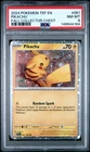 2024 POKEMON TEF EN-TEMPORAL FORCES FALL COLLECTOR CHEST #051 PIKACHU PSA 8