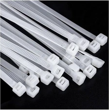 Large Zip Ties 24 Inch White Heavy Duty Zip Ties for Outdoor Use 50 Pcs Strong E