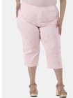 Just My Size Women’s Plus Pink Floral Millennium Capris 2X NWT — photo 3