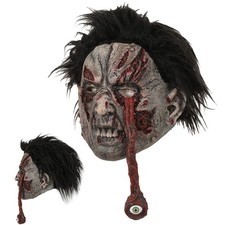 Zombie Face Cover Halloween Scary Zombie Head Cover for Adult Latex