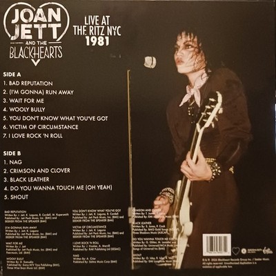 【CD】洋楽R&Bやブラック系Popなど　まとめて103枚セット【1〜J】 Joan Jett & The Blackhearts - Live at The Ritz NYC 1981 (RSD 2026