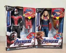 DMG PKG Marvel Avengers Titan Hero Series Action Figures Capt Marvel Ant Man FX