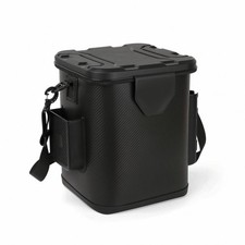 Hard-Lid Fishing Container Heavy-Duty Fishing Container with Rod Holders Easy To