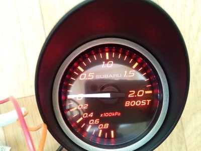 SUBARU IMPREZA GENUINE OPTION BOOST GAUGE 52MM DEFI COMPATIBLE USED