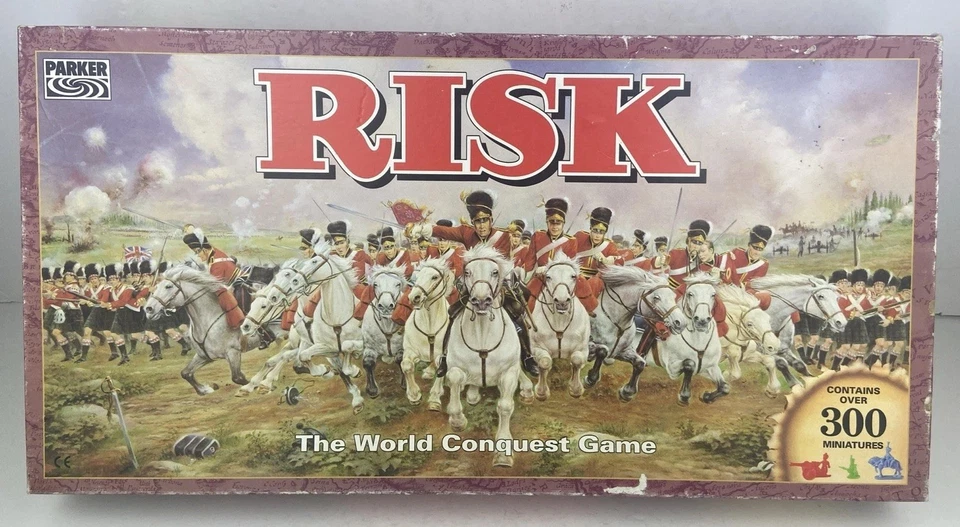 Parker RISK : The World Conquest Game Vintage 1992 Edition Age 10+ Complete, VGC - Image 4 of 4