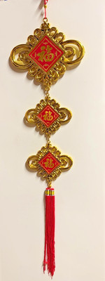 Feng Shui chinesischer Glücksanhänger 120 cm   Festliche Wand- & Türdeko Neujahr