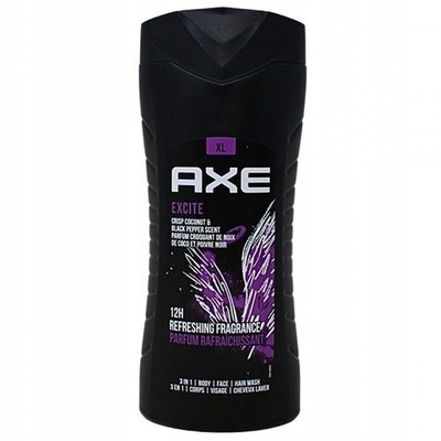 12,07 /L - 12er Pack Axe Duschgel XL 3in1 - Excite - 400ml