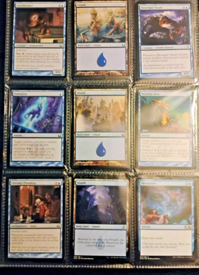 ELITE Mono Blue MTG Control 60 Card Deck Magic The Gathering Faerie Zombie RARE - Image 2 of 4