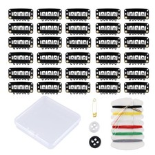 30 Pieces Wig Clips to Secure, Flat Hair Clip, Hair Extension Clip with Thread